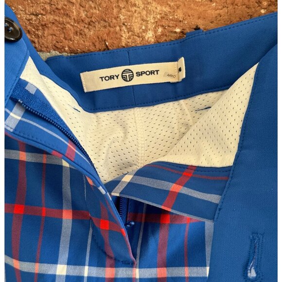 Tory Sport Plaid Golf Skort | Blue Red White Preppy | Women’s L - Picture 4 of 10